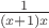 $\frac1{(x+1)x}$