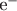 e^-$ e^-$