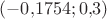 $(-0{,}1754;0{,}3)$