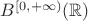 $B^{[0,+\infty)}(\mathbb{R})$ $B^{[0,+\infty)}(\mathbb{R})$