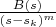 $\frac {B(s)} {(s-s_k)^m}$