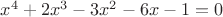 $x^4+2x^3-3x^2-6x-1=0$