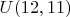 $U(12,11)$