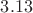 $3.13$