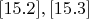 $\eqno[15.2],[15.3]$