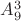 $\[A_{9}^3\]$