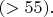 $(>55).$