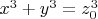 $x^3 + y^3 = z_0^3$
