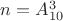 $n=A^3_{10}$