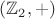 $(\mathbb{Z}_2,+)$