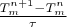 $\frac{T_m^{n+1} - T_m^n}{\tau}$