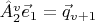 $\hat A_2^v \vec e_1=\vec q_{v+1}$