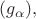 $(g_\alpha),$