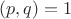 $(p, q)=1$