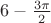 $6-\frac{3\pi}{2}$