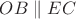 $OB\parallel EC$