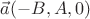 $\vec{a}(-B,A,0)$