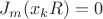 $J_m(x_kR)=0$
