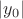 $\vert{}y_0\vert{}$