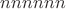 $nnnnnn$