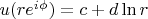 $u(r e^{i \phi})=c+d \ln r$