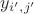 $y_{i', j'}$