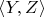 $\langle Y, Z\rangle$