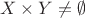 $$X \times Y \neq \emptyset $$
