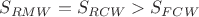 $ S_{RMW}=S_{RCW}>S_{FCW}$