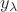 $y_{\lambda}$