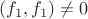 $(f_1,f_1)\ne0$