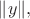 $\|y\|,$