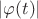 $|\varphi(t)|$