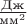 $\frac{\text{Дж}}{\text{мм}^2}$