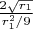 $\frac{2\sqrt{r_1}}{r_1^2/9}$
