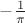 $- \frac {1} {\pi}$