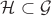 $\mathcal H\subset\mathcal G$
