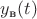 $y_{\text{в}}(t)$