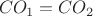 $\ C O_1 = C O_2$