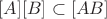$[A][B] \subset [AB]$