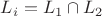 $L_i=L_1\cap L_2$