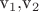 v_1, $v_2