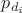 $p_{d_i}$