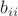 $b_{ii}$