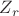 $Z_r $