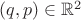$(q,p)\in \mathbb{R}^2$