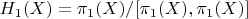$H_1(X)=\pi_1(X)/[\pi_1(X),\pi_1(X)]$