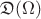 $\mathfrak{D}(\Omega)$