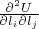 $\frac{\partial^2 U}{\partial l_i\partial l_j}$