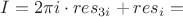 $ I= 2\pi i\cdot res\limits_{3i}+res\limits_i=$